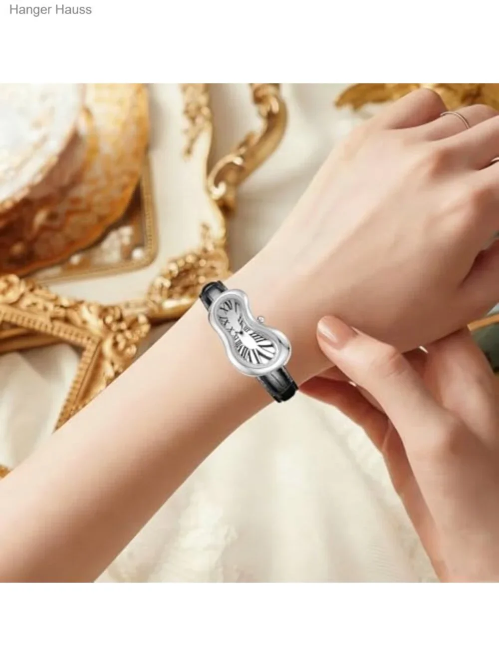 Creative Melting Luxury Unisex Watch - Analog Quartz Roman Numeral Dial,